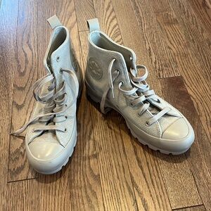 Converse CTAS Hi Winter Lugged Nomad Khaki Women's Platform Sneakers 573206C